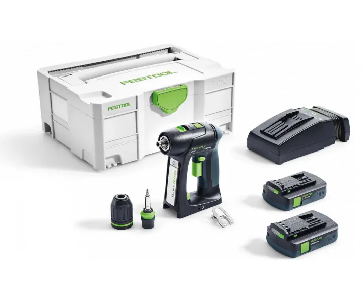 Фото Аккумуляторная дрель-шуруповерт Festool C 18 Li 3,1 Compact в интернет-магазине ToolHaus.ru